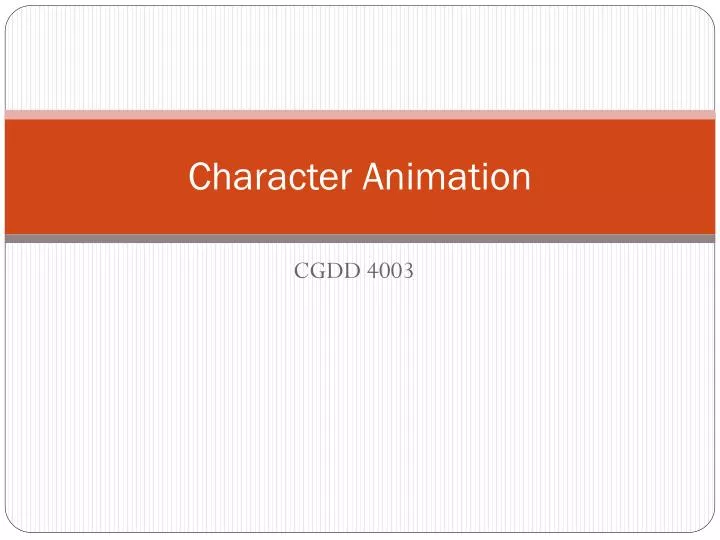 character animation