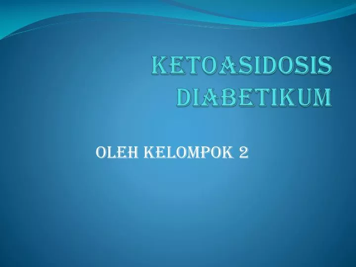 ketoasidosis diabetikum