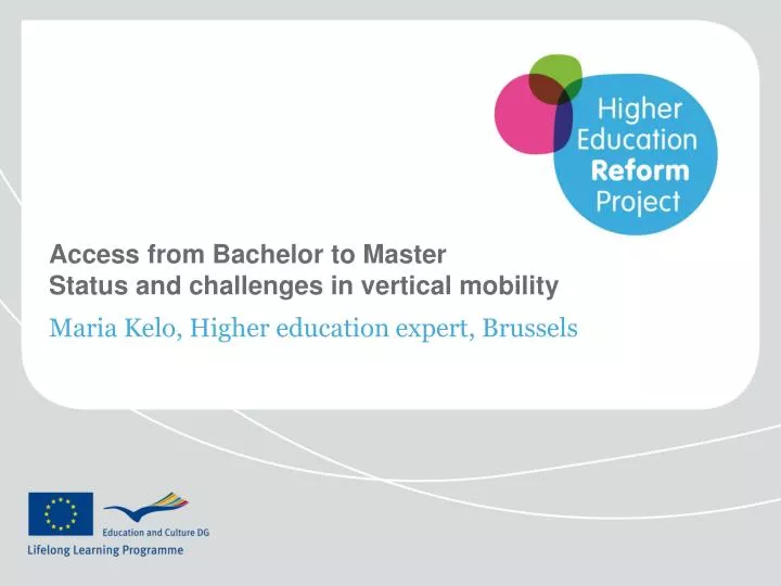 access from bachelor to master status and challenges in vertical mobility