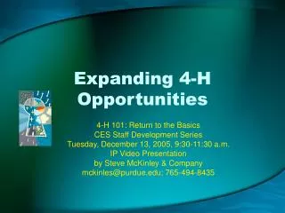 Expanding 4-H Opportunities