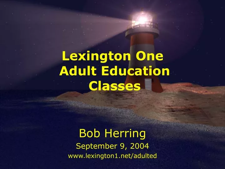 lexington one adult education classes