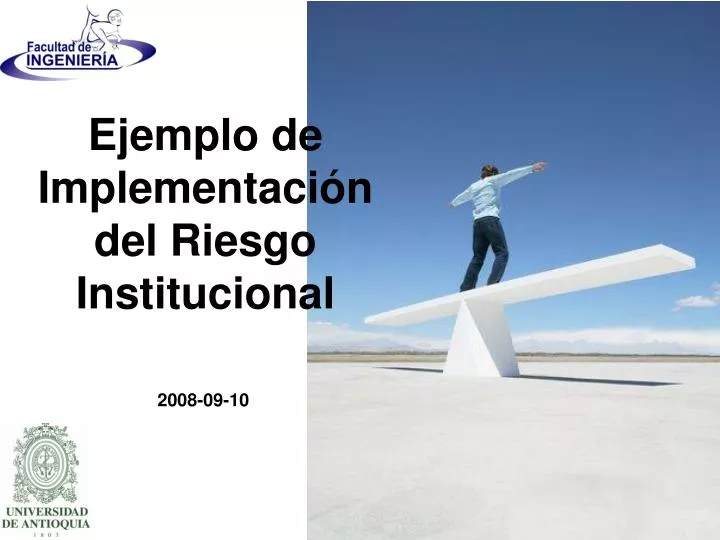 ejemplo de implementaci n del riesgo institucional