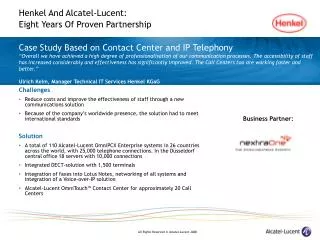 Case Study Based on Contact Center and IP Telephony