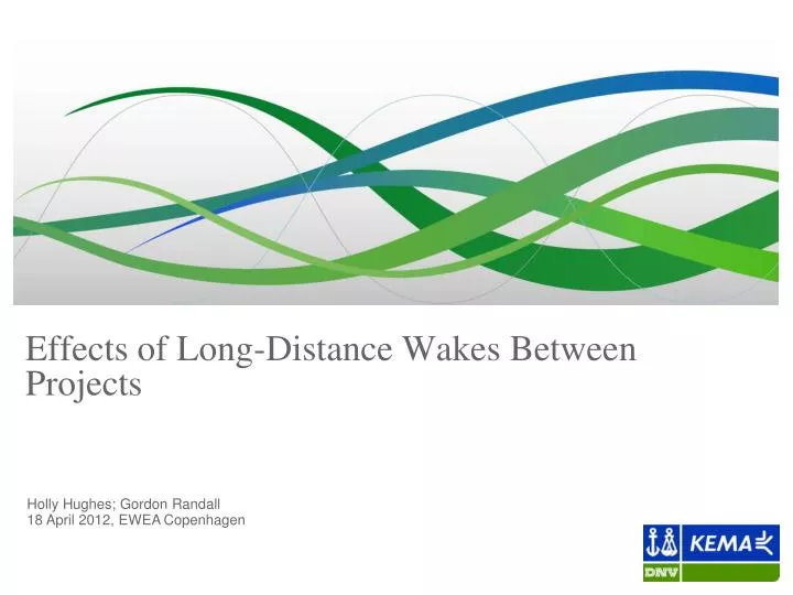 effects of long distance wakes between projects