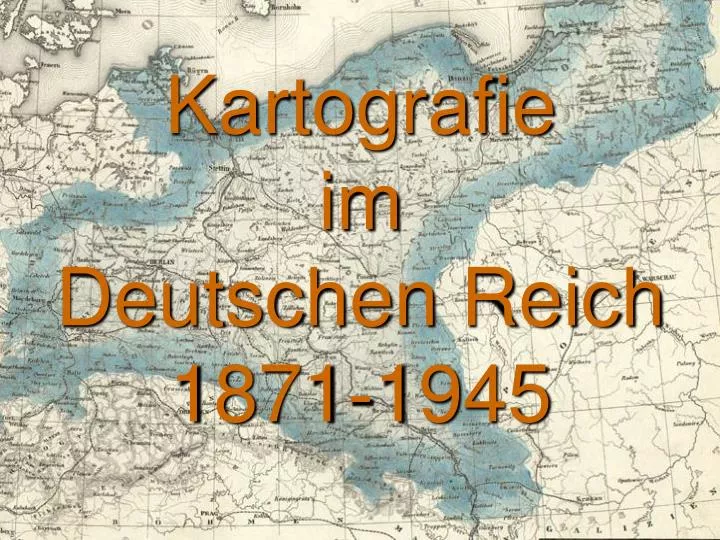 kartografie im deutschen reich 1871 1945