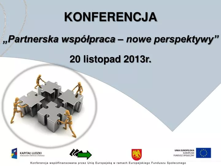 konferencja partnerska wsp praca nowe perspektywy 20 listopad 2013r