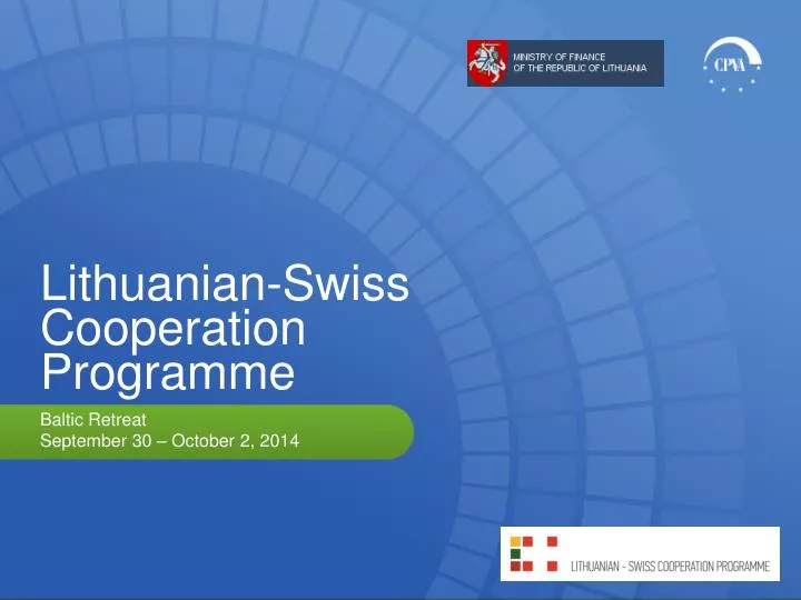 lithuanian swiss cooperation programme