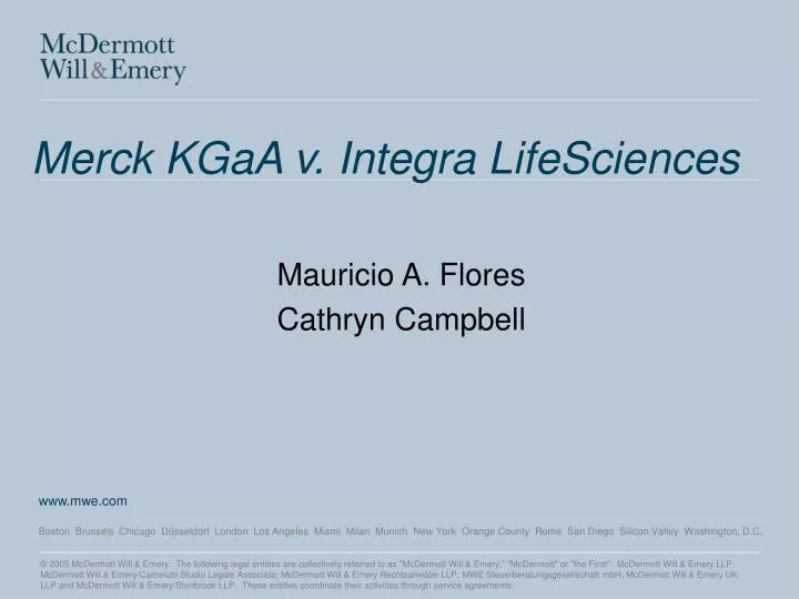 merck kgaa v integra lifesciences