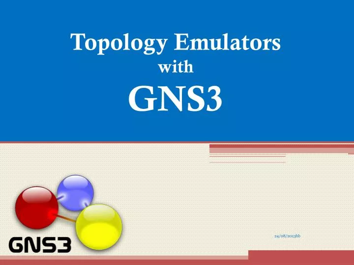 topology emulators with gns3