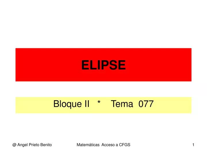 elipse