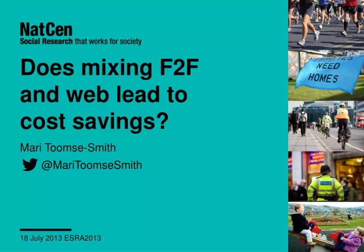 does mixing f2f and web lead to cost savings