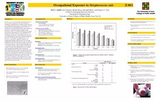 Occupational Exposure to Streptococcus suis