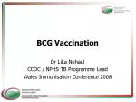 BCG Vaccination - slide 1