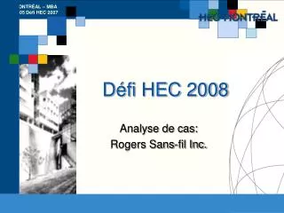 d fi hec 2008
