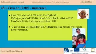 48 1 sla do 10 000 numerace