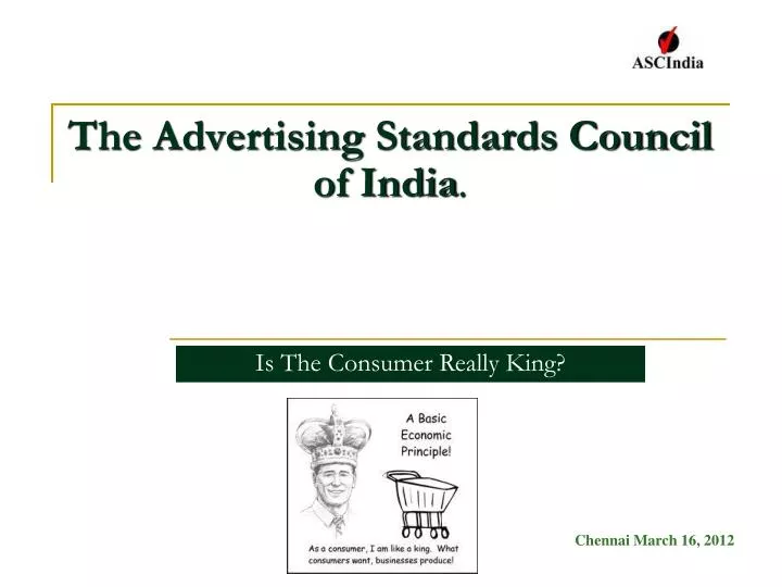 the advertising standards council of india