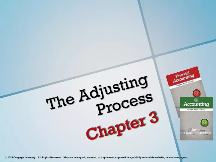 the adjusting process