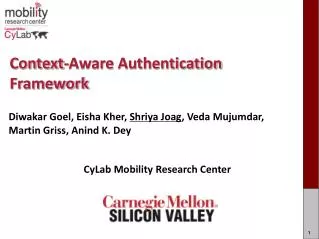 Context-Aware Authentication Framework