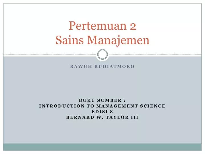 pertemuan 2 sains manajemen