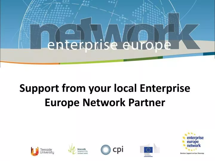 support from your local enterprise europe network partner