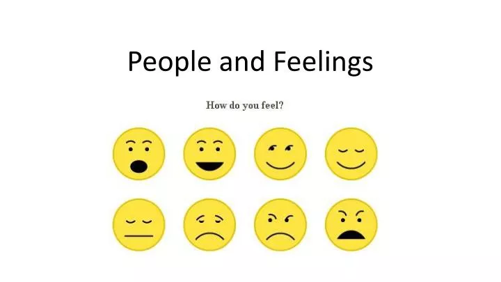 people and feelings