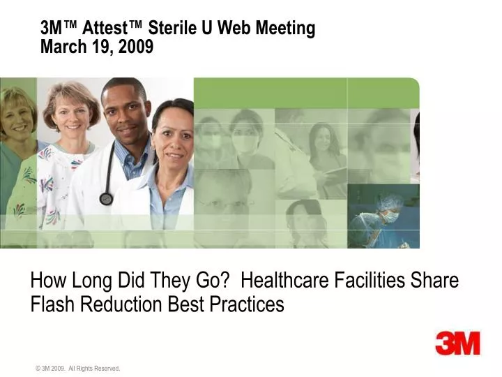 3m attest sterile u web meeting march 19 2009
