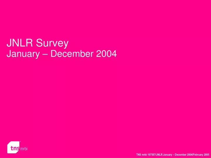 jnlr survey