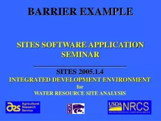 SITES SOFTWARE APPLICATION SEMINAR