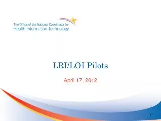 LRI/LOI Pilots