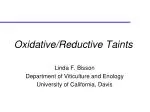 Oxidative/Reductive Taints