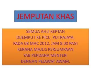 jemputan khas