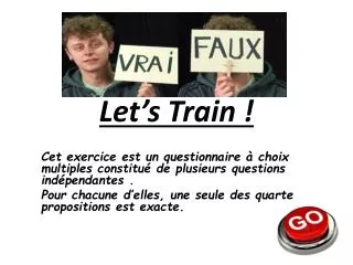 let s train