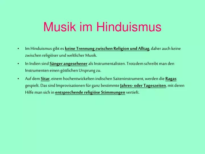 musik im hinduismus