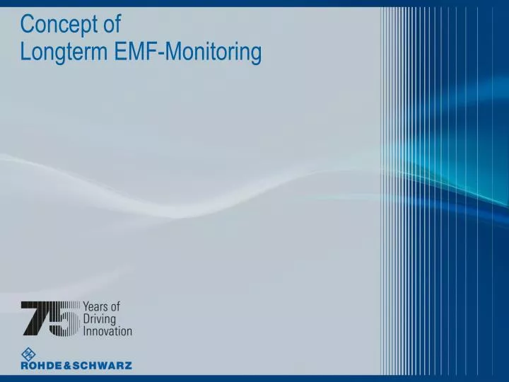 concept of longterm emf monitoring