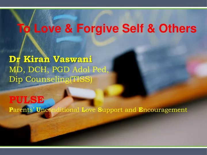 to love forgive self others