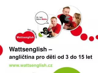 Wattsenglish – angličtina pro děti od 3 do 15 let wattsenglish.cz