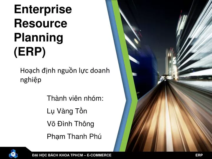 enterprise resource planning erp