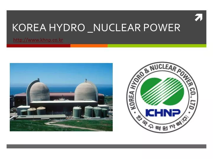 korea hydro nuclear power
