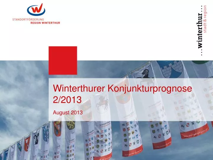 winterthurer konjunkturprognose 2 2013 august 2013