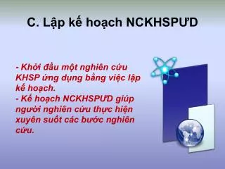 c l p k ho ch nckhsp d