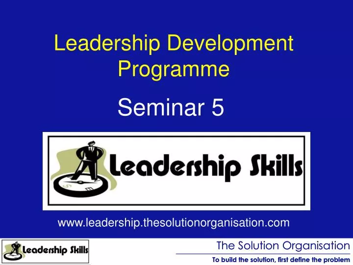 leadership development programme