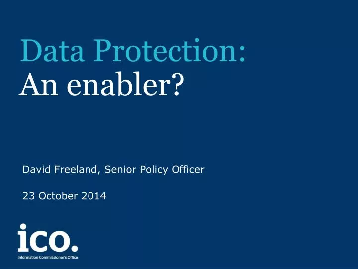 data protection an enabler