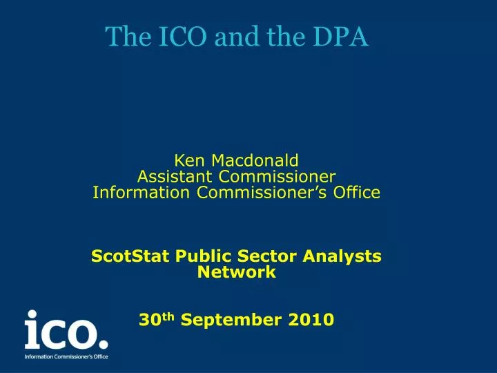 the ico and the dpa