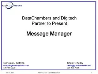 Message Manager