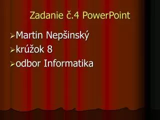 zadanie 4 powerpoint