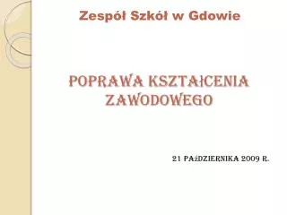 poprawa kszta cenia zawodowego