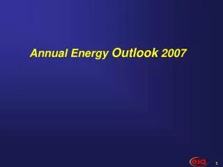 Annual Energy Outlook 2007
