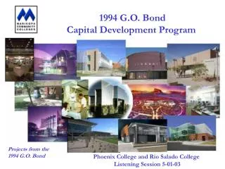 1994 G.O. Bond Capital Development Program