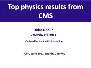 Top physics results from CMS