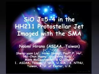 SiO J=5-4 in the HH211 Protostellar Jet Imaged with the SMA